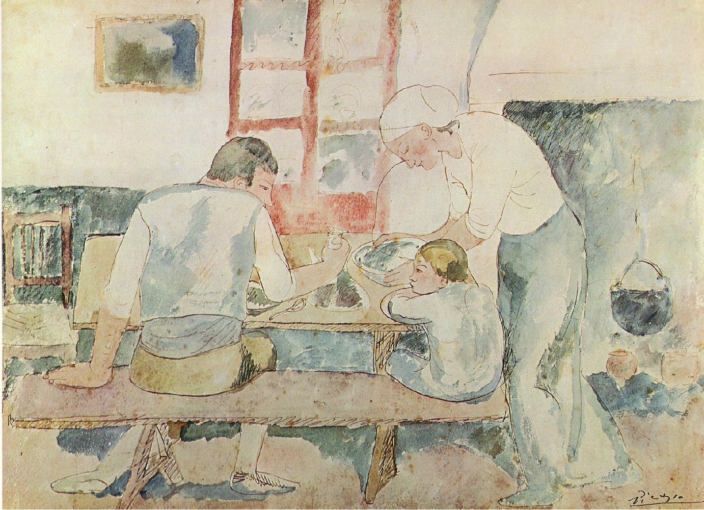 Picasso Dinner time. Evocation of Horta d'Ebre 1903